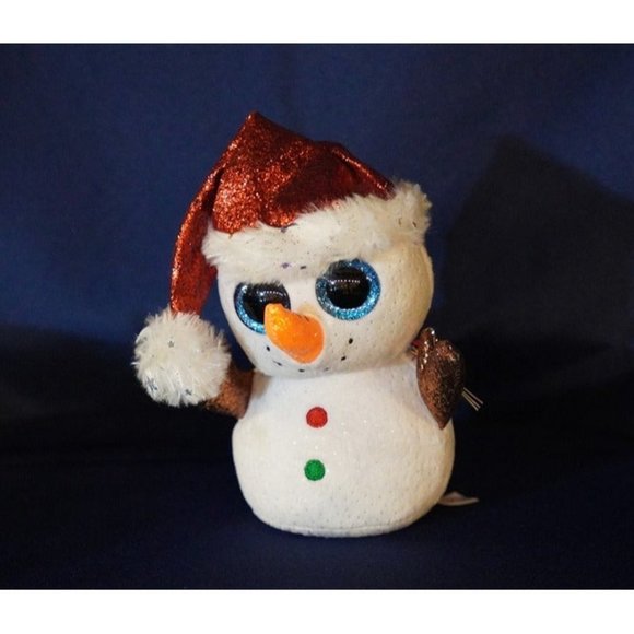Ty Beanie Babies Other - TY Beanie Boos Flurry the Snowman 6" Stuffed‎ Animal